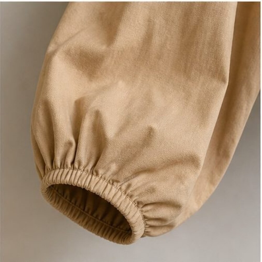 Camel V Neck Top - Picture 5 of 6